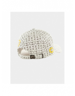 Casquette logo freedom blanc jaune homme - Chabrand