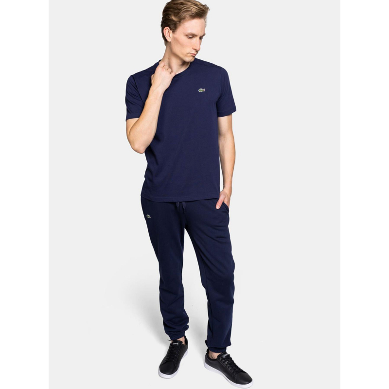 T-shirt uni core performance bleu marine homme - Lacoste