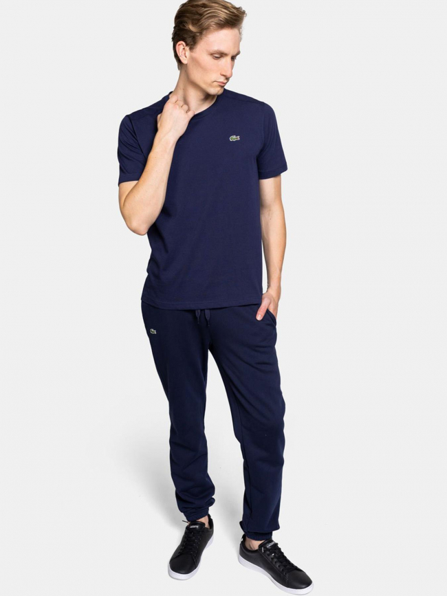 T-shirt uni core performance bleu marine homme - Lacoste