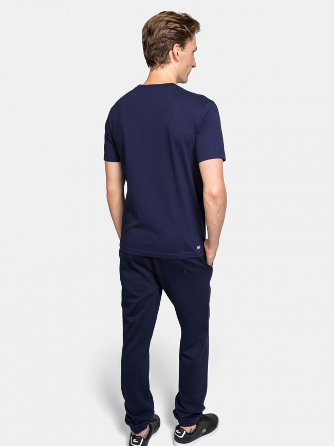 T-shirt uni core performance bleu marine homme - Lacoste