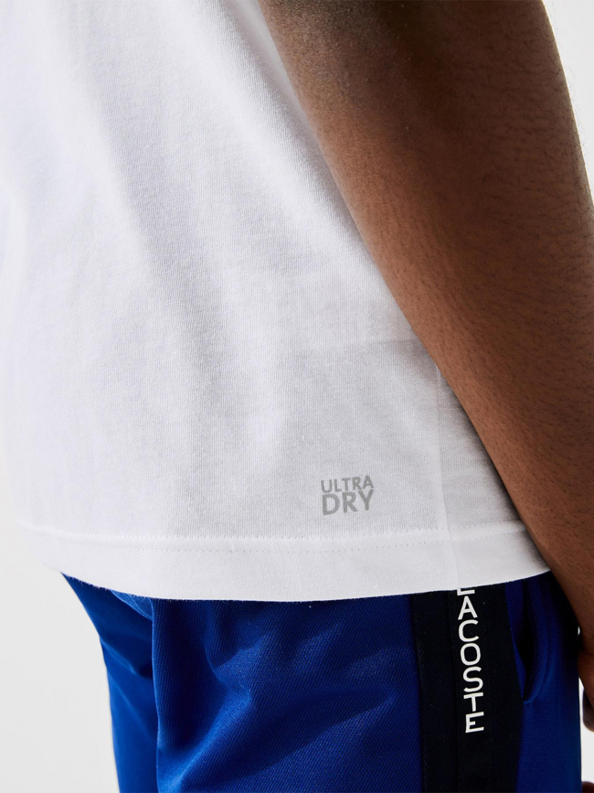 T-shirt core performance uni blanc homme - Lacoste