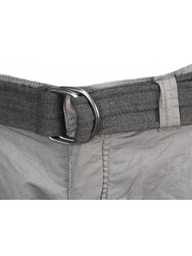 Bermuda sytro 3 ceinture intégrée gris homme - Teddy Smith