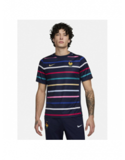 Maillot football avant match france bleu marine homme - Nike