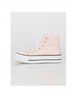 Converse plateforme chuck taylor all star lift rose - Converse