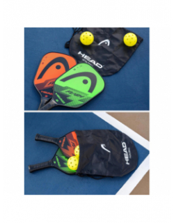 Pack raquettes pickleball 2 balles perforées sac - Head