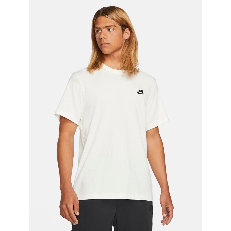 T-shirt nsw club the tee logo blanc homme - Nike