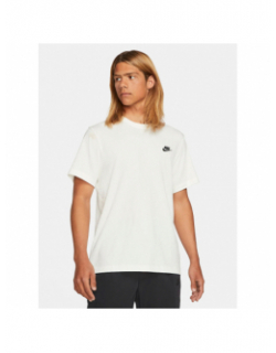 T-shirt nsw club the tee logo blanc homme - Nike