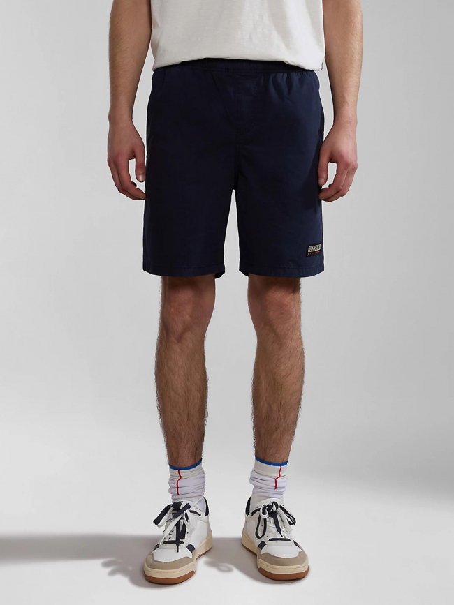 Short boyd taille élastique bleu marine homme - Napapijri