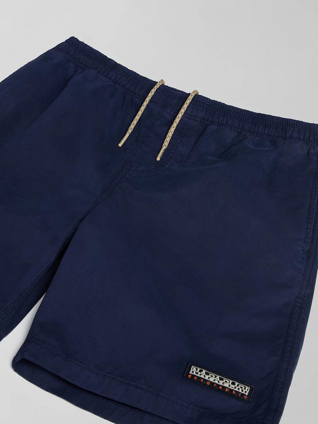 Short boyd taille élastique bleu marine homme - Napapijri