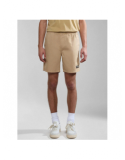 Short boyd taille élastique beige homme - Napapijri