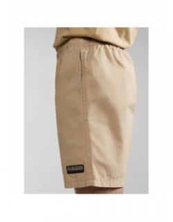 Short boyd taille élastique beige homme - Napapijri