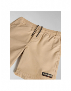 Short boyd taille élastique beige homme - Napapijri