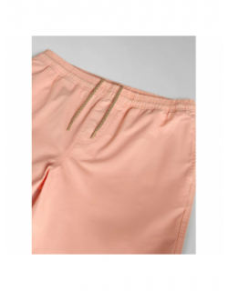 Short boyd taille élastique rose saumon homme - Napapijri