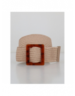 Ceinture pcvivia waist belt sww beige naturel femme - Pieces