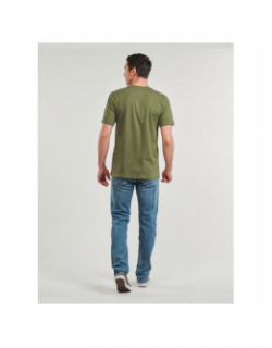 T-shirt one last surf kaki homme - Quiksilver