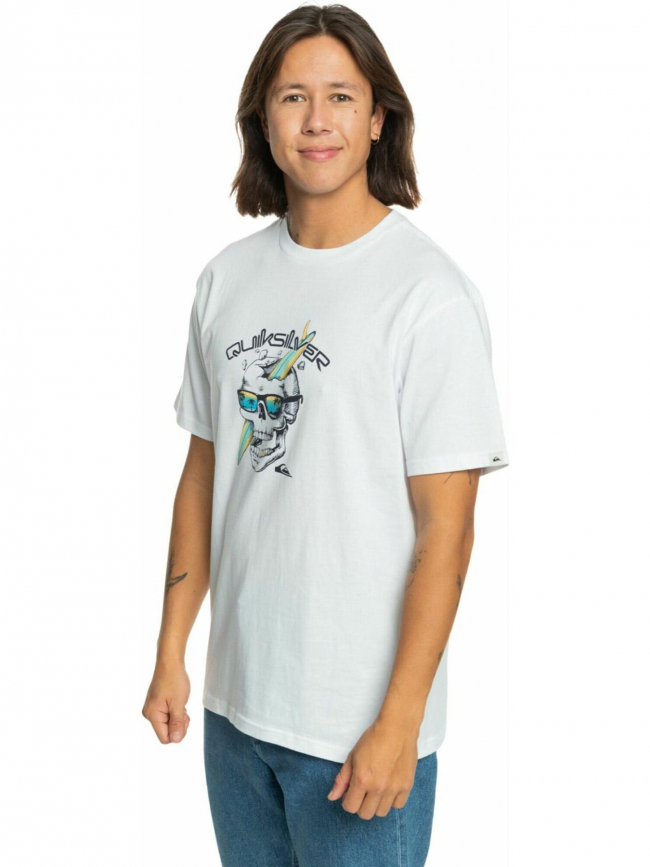 T-shirt one last surf blanc homme - Quiksilver