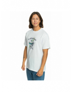 T-shirt one last surf blanc homme - Quiksilver