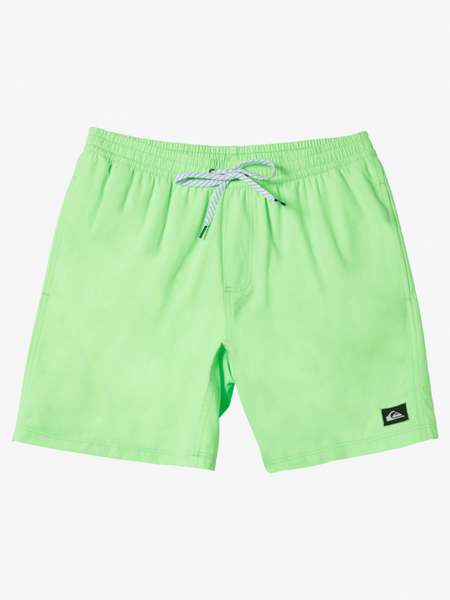 Short de bain everyday volley 15 vert fluo homme - Quiksilver