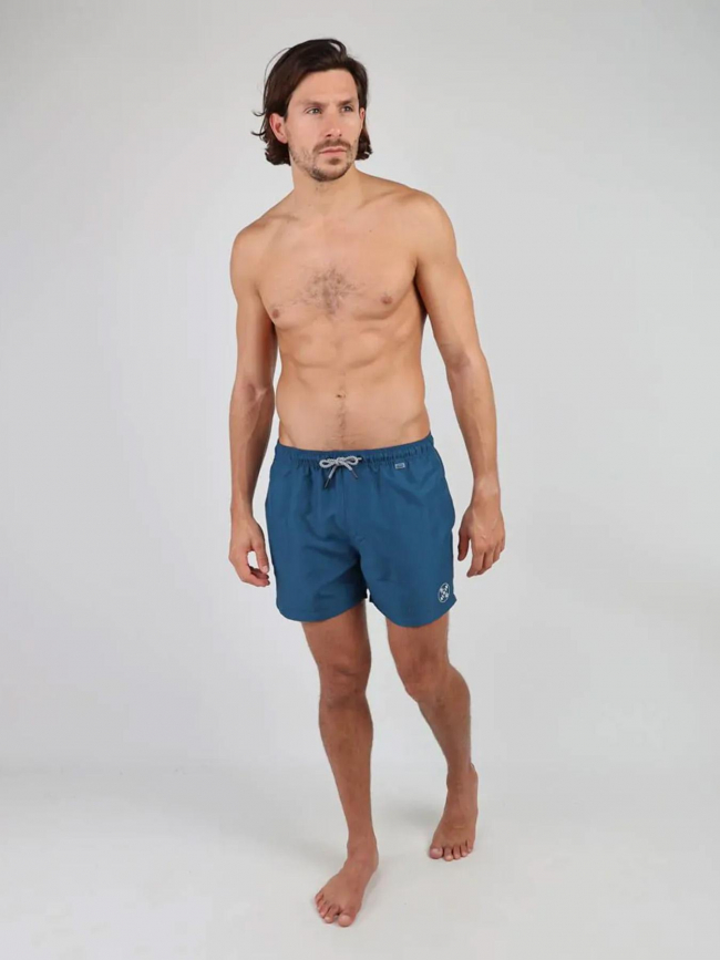 Short de bain uni valens turquoise homme - Oxbow