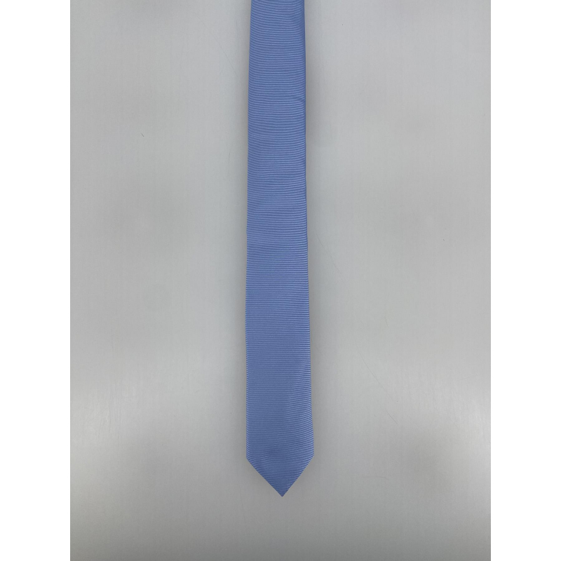 Cravate tie 6 cm rayures bleu blanc homme - Hugo