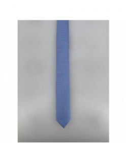 Cravate tie 6 cm rayures bleu blanc homme - Hugo