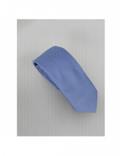 Cravate tie 6 cm rayures bleu blanc homme - Hugo