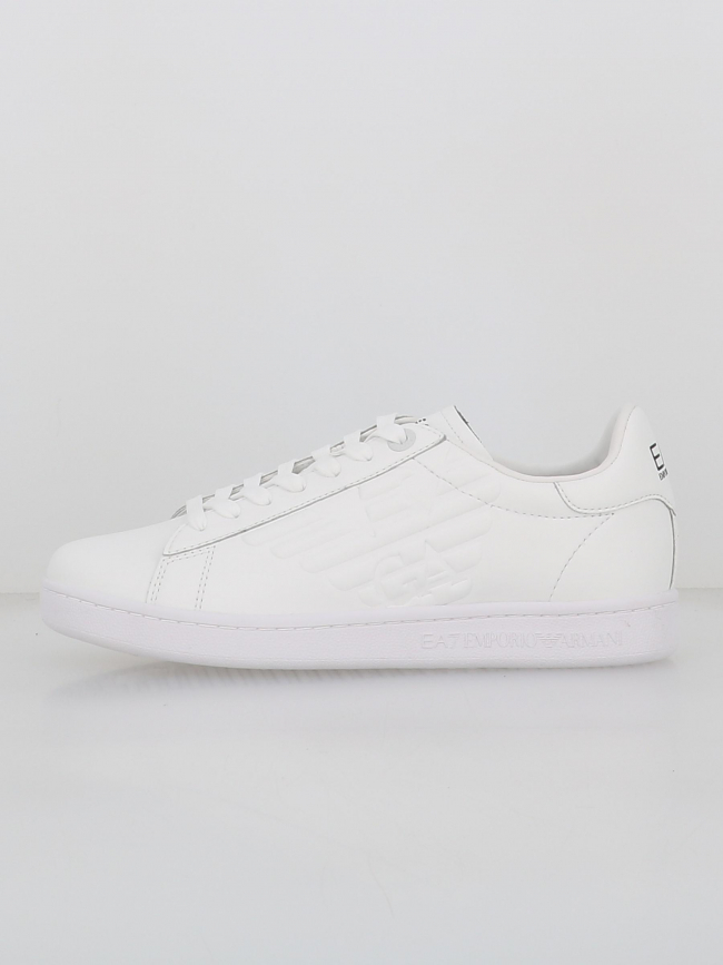 Baskets en cuir training blanc homme - Armani Exchange