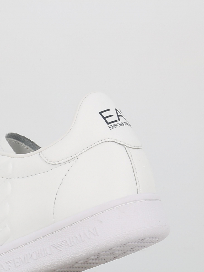 Baskets en cuir training blanc homme - Armani Exchange