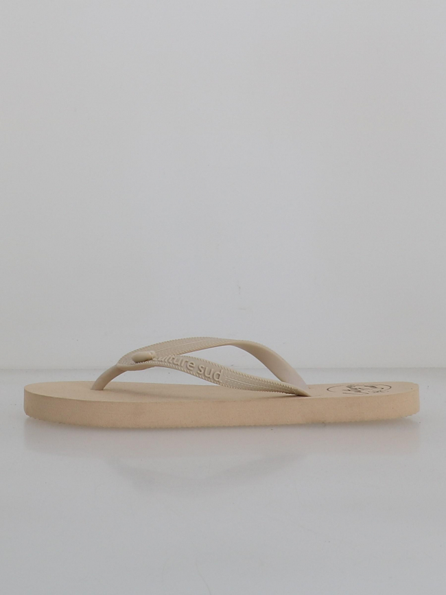 Tongs exnymphali beige femme - Culture Sud