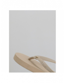 Tongs exnymphali beige femme - Culture Sud