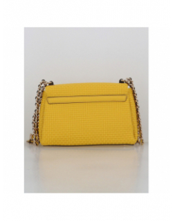 Sac bandoulière etel girlfriend satc jaune femme - Guess