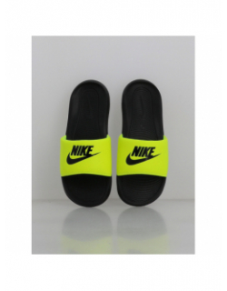 Claquettes victori one slide jaune fluo noir homme - Nike