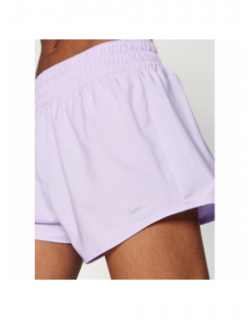 Short de running one dri fit 3 en 1 violet femme - Nike