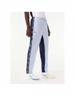 Pantalon de survêtement logo latéral bleu homme - Lacoste