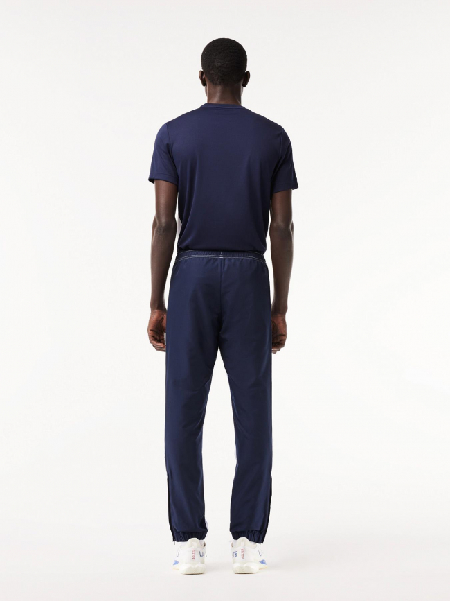 Pantalon de survêtement logo latéral bleu homme - Lacoste