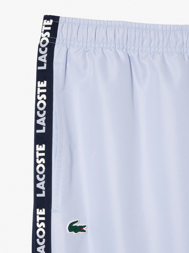 Pantalon de survêtement logo latéral bleu homme - Lacoste