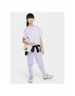 T-shirt crop nsw boxy violet fille - Nike