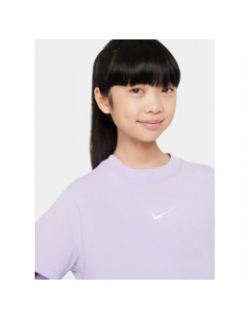 T-shirt crop nsw boxy violet fille - Nike