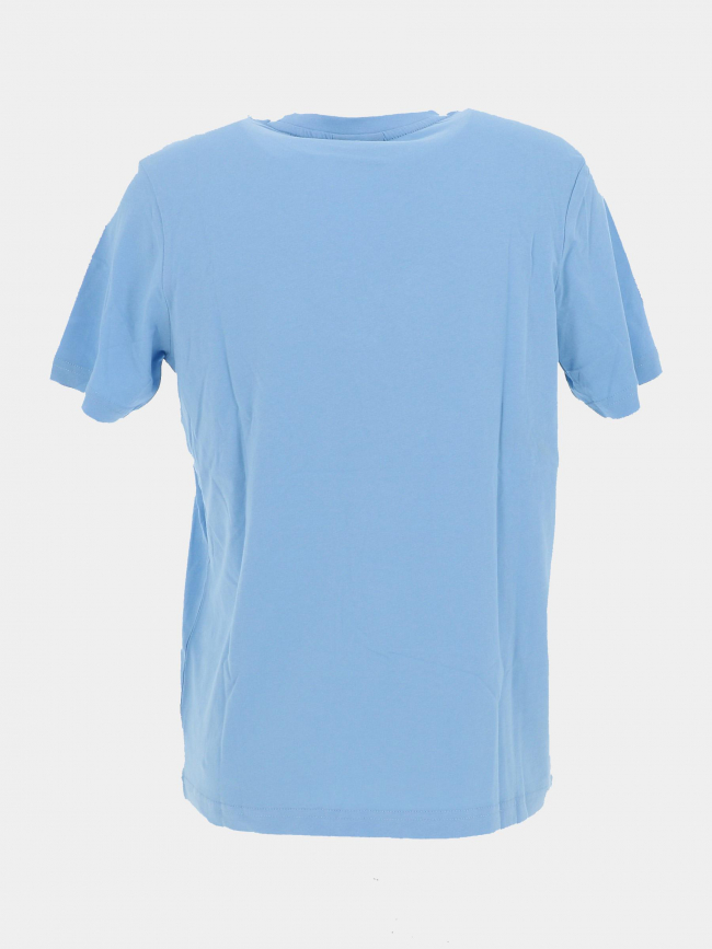 T-shirt uni logo brodé bleu clair homme - Umbro