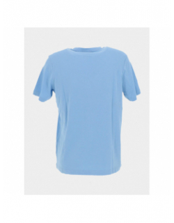 T-shirt uni logo brodé bleu clair homme - Umbro