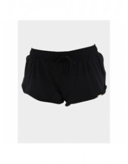 Short de bain nero uni noir femme - Grain de Sable