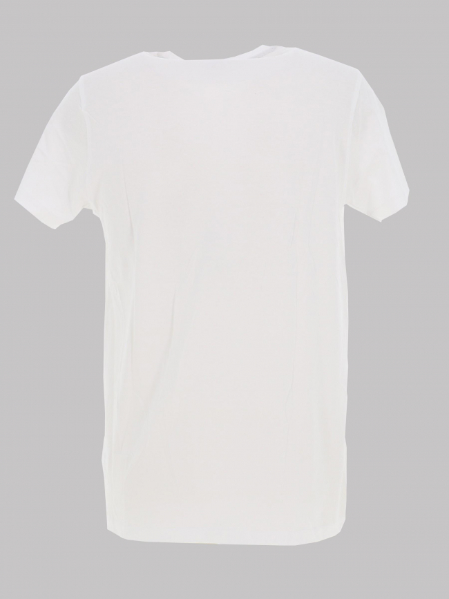 T-shirt manches courtes justin blanc homme - Deeluxe