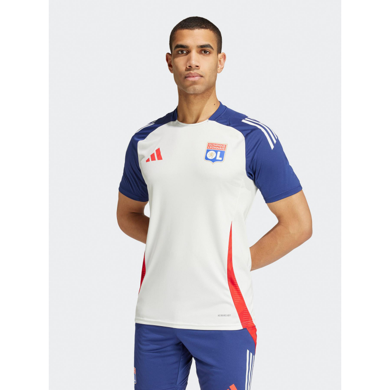 Maillot de football olympique lyonnais blanc homme - Adidas