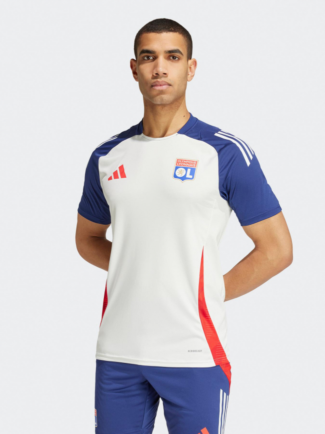 Maillot de football olympique lyonnais blanc homme - Adidas