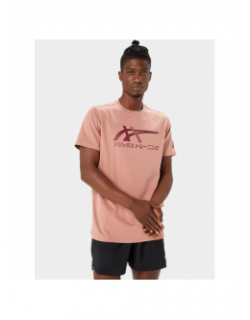 T-shirt tiger vieux rose homme - Asics