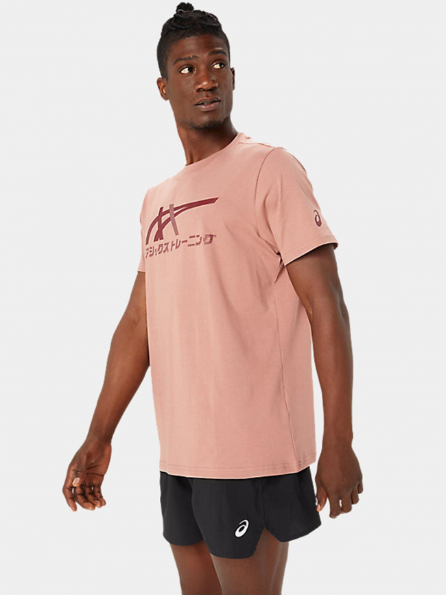 T-shirt tiger vieux rose homme - Asics