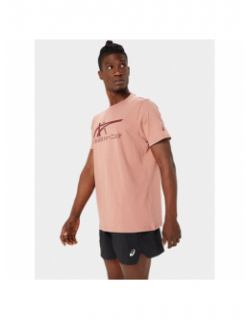 T-shirt tiger vieux rose homme - Asics