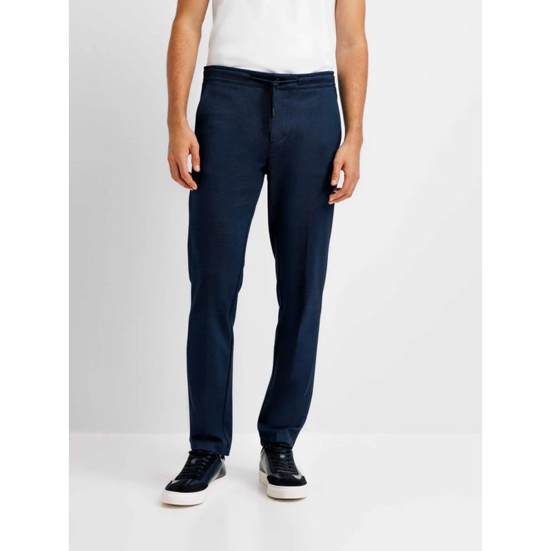 Pantalon chino points pina bleu marine homme - Izac