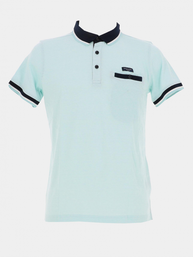 Polo drexler bleu ciel homme - Deeluxe