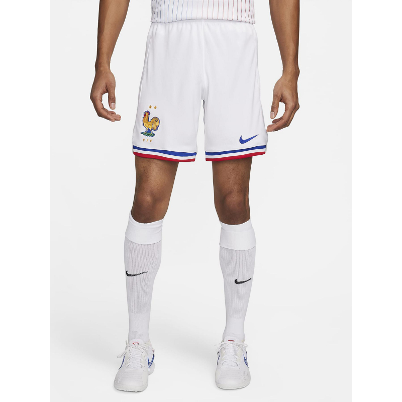 Short de football fff france blanc homme - Nike